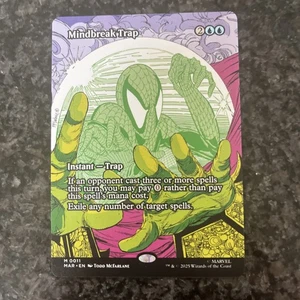 Mindbreak Trap #0011 Borderless Mythic Regular Marvel's Spider-Man Magic MTG - Picture 1 of 2