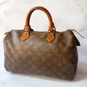 Louis Vuitton Monogram Speedy 30 Hand Bag M41526 #ert13 - Picture 1 of 10