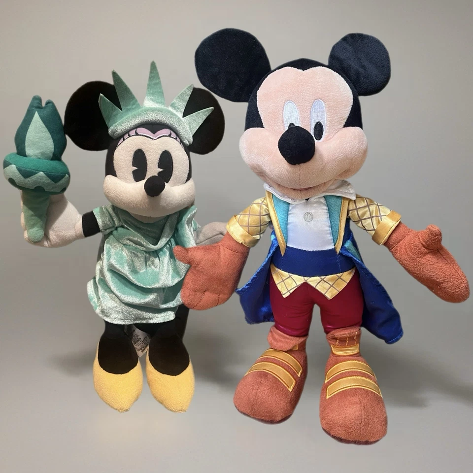Disney Mickey and Minnie Mouse - Genuine - Limited Edition - Collectable Teddies - Image 1 of 4