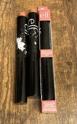 e.l.f. Pout Clout Lip Plumping Pen, Pinky Out, 0.07oz  count of 3 New  - Image 1 of 4