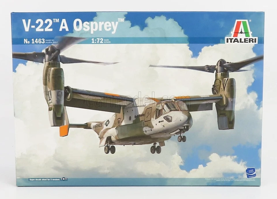 1/72 ITALERI - BOEING - V-22A OSPREY AIRPLANE MILITARY 2005 IT1463 - Immagine 1 di 1