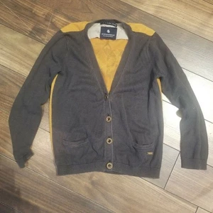 Scotch & Soda Girls Cardigan Sweater 4 Scotch Rbelle Unisex Button Up Graphic - Picture 1 of 9