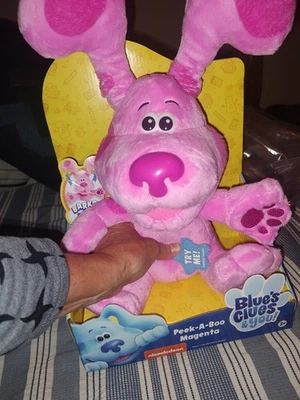 Juguete de peluche interactivo magenta Blue’s Clues & You Peek-A-Boo NUEVO Foto 1 de 4