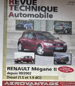 REVUE TECHNIQUE Renault Megane 2 1.5 1.9 Dci Rta Renault Megane 2 Diesel Dp 2002 - Imagen 1 de 13