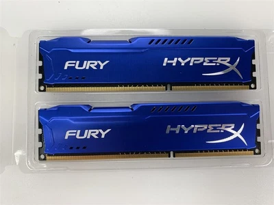 Kingston HyperX FURY Blue HX313C9FK2/8 DDR3-1333 8GB(2x 4GB)/512Mx64 CL9 Memory - Image 1 of 2