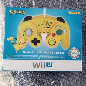 Hori WiiU Battle Pad Pikachu Pokemon - Picture 1 of 2