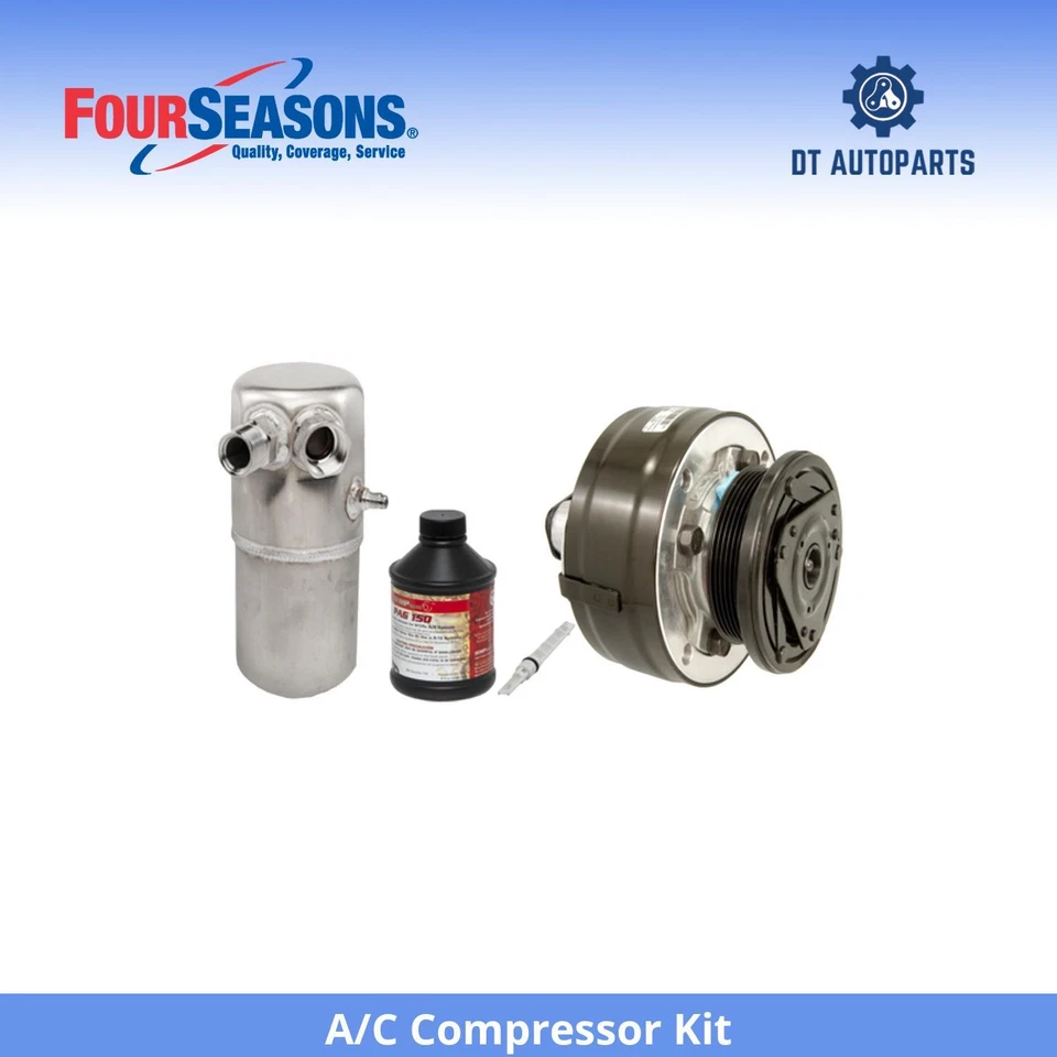 Kit de compresor de aire acondicionado para Chevrolet K1500 1989-1990 4 estaciones Foto 1 de 4