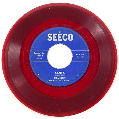 Damiron Santa Noro Morales Samba Blanca Latin 45 RPM Red Seeco Vinyl Record Rare - Image 1 of 4