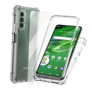 for Cricket Outlast Case, AT&T Jetmore Case with Air-Guard Corners & Clear - Picture 1 of 8