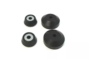 Biscuit Style Replacement Rubber Pads For Motor Mount Wing Style Set of 4 Black - Picture 1 of 3