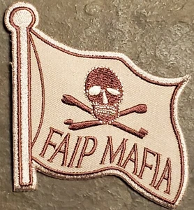 USAF AIR FORCE PATCH 434th FLYING TRAINING SQ FAIP MAFIA JOLLY ROGER DESERT NOS - Picture 1 of 2