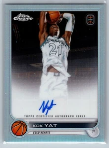 2022-23 Topps Chrome OTE Overtime Elite - Chrome Autographs #CA-KY2 Kok Yat - Picture 1 of 2