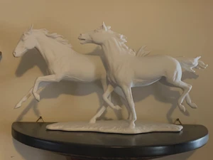 A Rare AK Kaiser Bisque “Running Horses” Sculptured & Signed by G. Bochmann - Bild 1 von 15