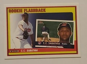 C.C. Sabathia 2002 Fleer Rookie Flashbacks #3 Cleveland Indians - Bild 1 von 2