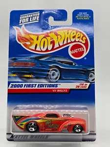 2000 Hot Wheels First Editions '41 Willys 14 of 36 Cars Collector # 74 - Picture 1 of 8