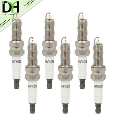 6x Double Iridium Spark Plugs For Hyundai Genesis Sedan 2009 2010 2011 V6 3.8L Foto 1 de 4