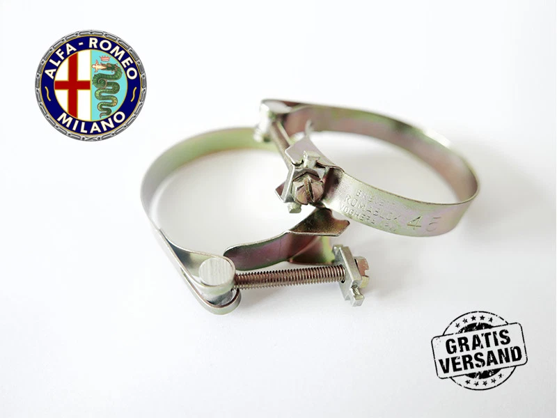 10 Abrazaderas de fijación originales romablok alfa romeo fiat ø45 43-47 mm Foto 1 de 1