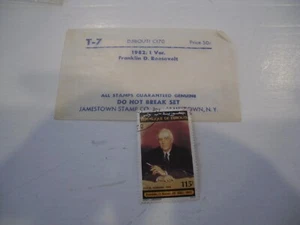 1982 Jamestown Stamp Company T-7 DJBOUTI C170 FRANKLIN D. ROOSERVELT - Foto 1 di 3
