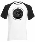 The World is Round Glober Mens Baseball Shirt Flat Earther Conspiracy Theory
