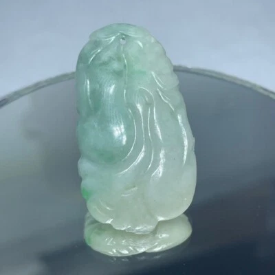 Piedras preciosas sueltas de jadeíta natural verde 31,85 quilates tallado certificado GAL Foto 1 de 4