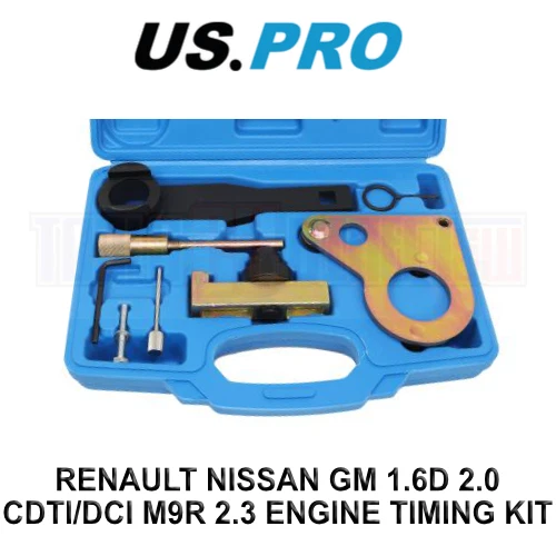 US PRO Tools Renault Nissan GM 1.6D 2.0 CDTI/DCI M9R 2.3 Engine Timing Kit 7157