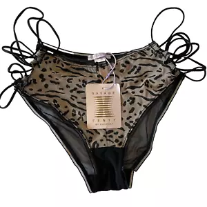 L Savage X Fenty Undie Vigilante Vamp Cheeky Caramel Brown Hellcat Puff LARGE - Bild 1 von 5