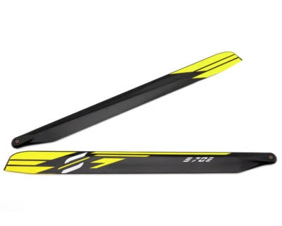 SAB Goblin 702mm "S Line" Carbon Fiber Main Blades (Yellow) [SABS702-Y] - Image 1 of 2