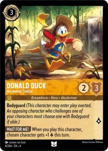 Donald Duck - Musketeer Soldier 8/204 Uncommon Ursula's Return Disney Lorcana... - Picture 1 of 2