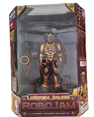 LEBRON JAMES NBA Cavaliers RoboJam Infrared Helicopter WORLD Tech Toys Brand New - Image 1 of 4