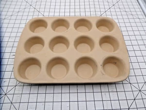 The Pampered Chef Family Heritage Steinzeug 12 Cupcake Muffinform Backstein - Bild 1 von 11