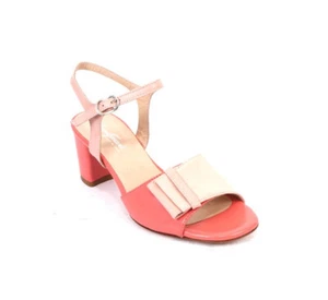 Gianni Ferrante 783 Multicolor Leather Slingbacks Heels Sandals 38.5 / US 8.5 - Picture 1 of 8