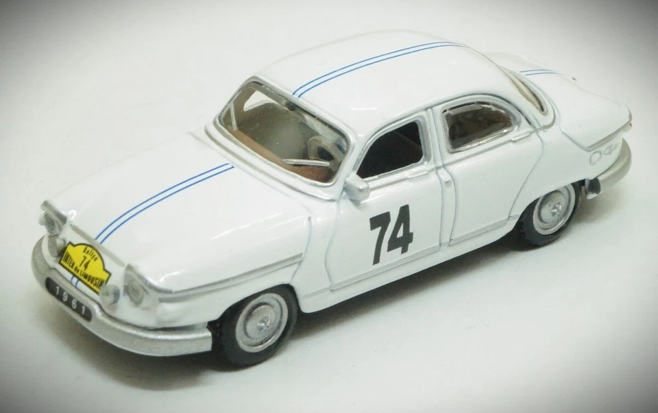 1:87 HO Universal Hobbies PKW Panhard PL 17 Rallye Del 1961 "Inter Du Limousin" - Immagine 1 di 4