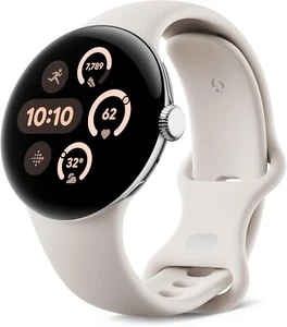 Google Pixel Watch 3 41mm Smartwatch solo Wi-Fi AMOLED GPS IP68 WearOS Porcelain - Foto 1 di 8