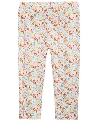 Leggings de algodón con estampado floral First Impressions para niñas pequeñas Ditsy Foto 1 de 2
