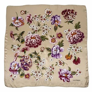 Pañuelo de seda Laura Biagiotti 85x85 cm Bufanda Scialle Sciarpa Bufanda Foulard - Imagen 1 de 8