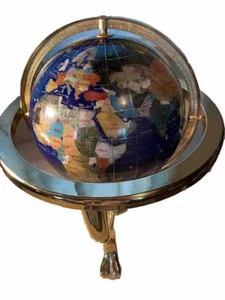 Lapis And Gems World Globe 13” X 15” Top - Bild 1 von 5