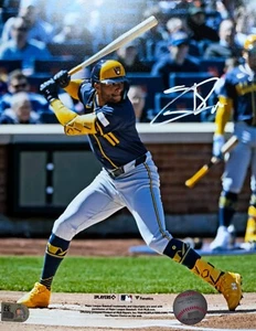 JACKSON CHOURIO - Milwaukee Brewers MLB - Signed 8x10 Photo #2 AUTO - MLB - Picture 1 of 1