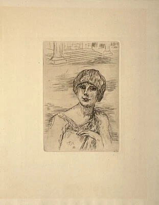 PIERRE BONNARD "SAINTE MONIQUE B111-54" Editor de grabado original Ambroise Vollard Foto 1 de 4