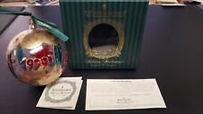 Waterford Crystal Holiday Heirloom Nostalgic Collection  1999/2000 Ornament