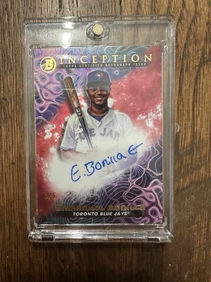 2023 Bowman Inception - Prospects Autographs Enmanuel Bonilla /5  - Image 1 of 2