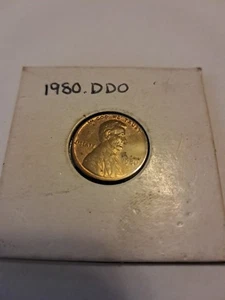 1980 D Lincoln Memorial Cent Struck RPM DDO - Picture 1 of 6