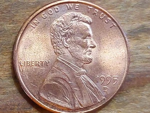 1995 D DDO Penny - Picture 1 of 10