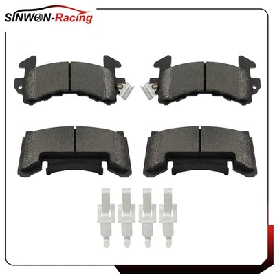 4 X Pastillas de freno delanteras semimetálicas para Chevy Malibu Camaro S10 Pontiac Grand Am Foto 1 de 4