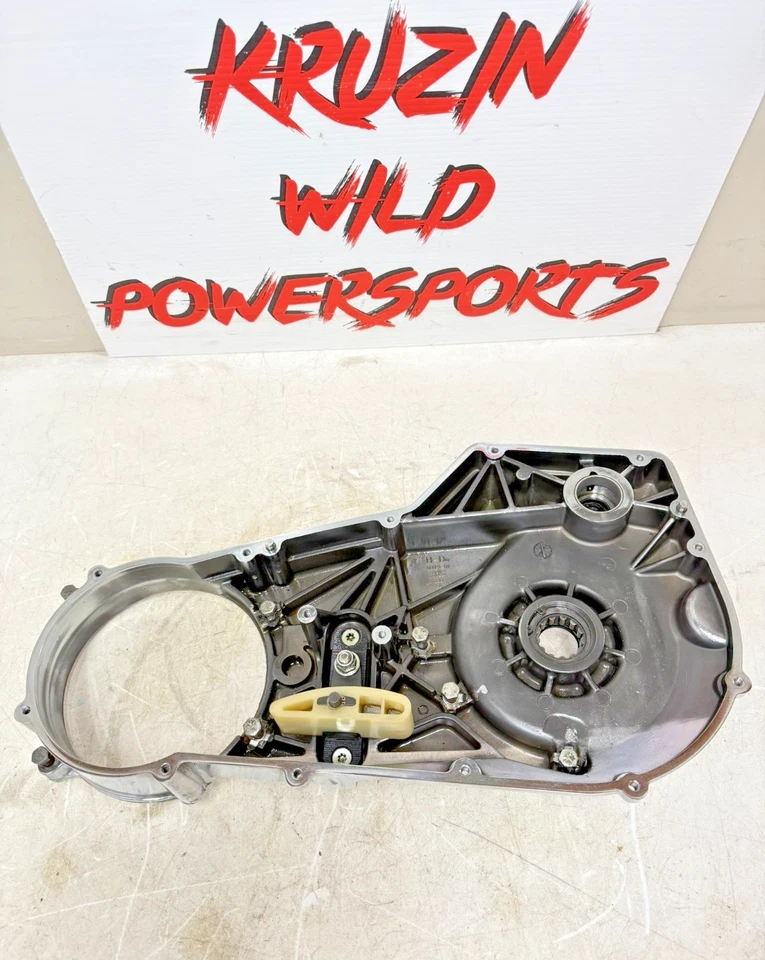 Harley Dyna Wide Glide 2003 cromo OEM cubierta de embrague principal interior carcasa Foto 1 de 4