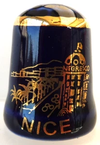 DE A COUDRE DE COLLECTION THIMBLE PORCELAINE NICE HOTEL NEGRESCO - Imagen 1 de 1
