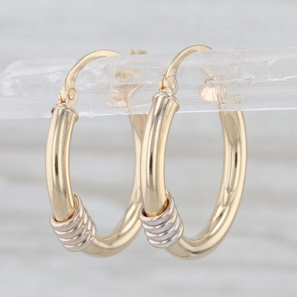 Pendientes De Aro Dorados Redondeados Seoul De Topshop