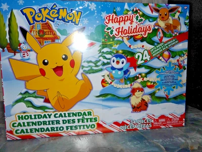 Pokemon Holiday Advent Calendar Limited Edition Figures Jazwares - Image 1 of 3