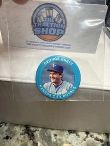 Vintage 1984 Fun Foods George Brett Pin Rückseite Nr. 6 von 133 Kansas City Royals HOF - Bild 1 von 2