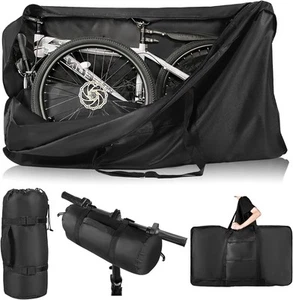 EBIKE Durable Folding Bag, black Fits 26 to 29 inch Bikes - NEW - Picture 1 of 7