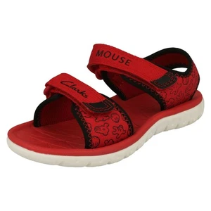 Sandales Détaillées Mickey Mouse Décontractées Pour Enfants Clarks Gant De Surf - Picture 1 of 10